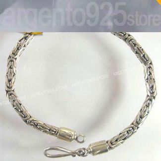 BRACCIALE Snake BOROBUDUR dm 4,5 mm in Argento 925 bc