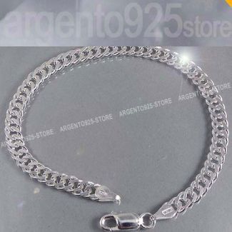 BRACCIALE UOMO CATENA Argento 925 gi