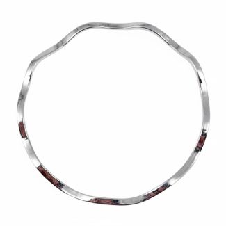 Bracciale Donna rigido in Argento 925 Onda style ad