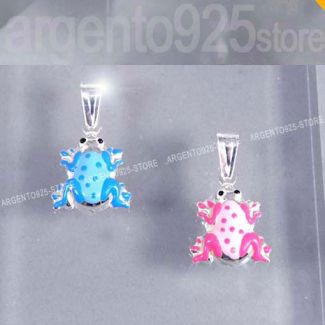 CIONDOLO RANA portafortuna Argento 925 an