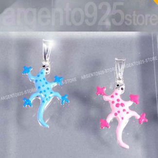 CIONDOLO GEKO luky argento 92 ap