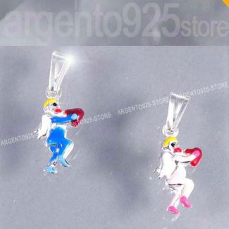 CIONDOLO PUTTO DELL'AMORE argento 925 au