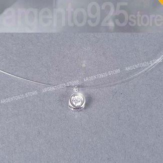 COLLANA GIROCOLLO GHOST BRILLANTI Argento 925 aq