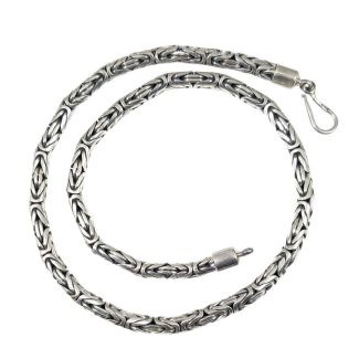 Collana Girocollo SNAKE BOROBUDUR Bali dm 4 mm Argento 925 ac
