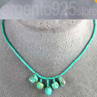 Collana INDIANI D'AMERICA TURCHESE Argento 925 al