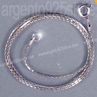 Catenina Girocollo Argento 925 VENEZIANA Etnik Diamond 56 cm  ad