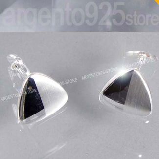 GEMELLI a TRIANGOLO CLASSIC satinati Argento 925 ae