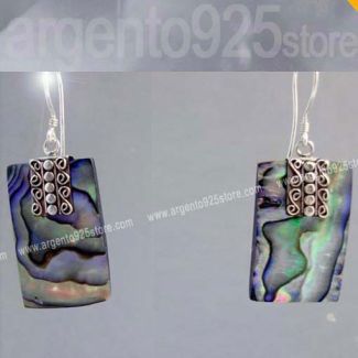 Orecchini donna pendenti MADREPERLA Argento 925 - AVALON ar