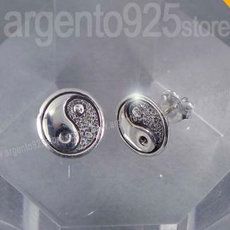 Orecchini TAO YIN YANG  Argento 925 dm 10 mm - ETNIK as